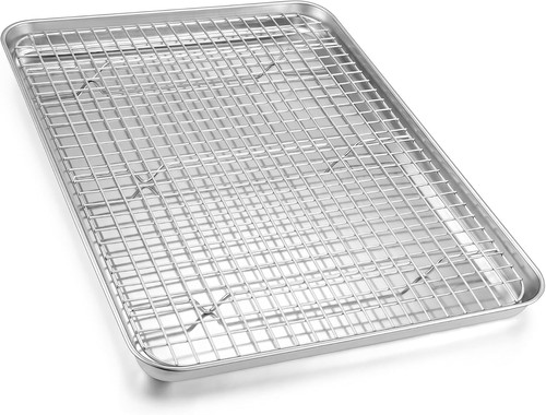 Half baking sheet with - half,
